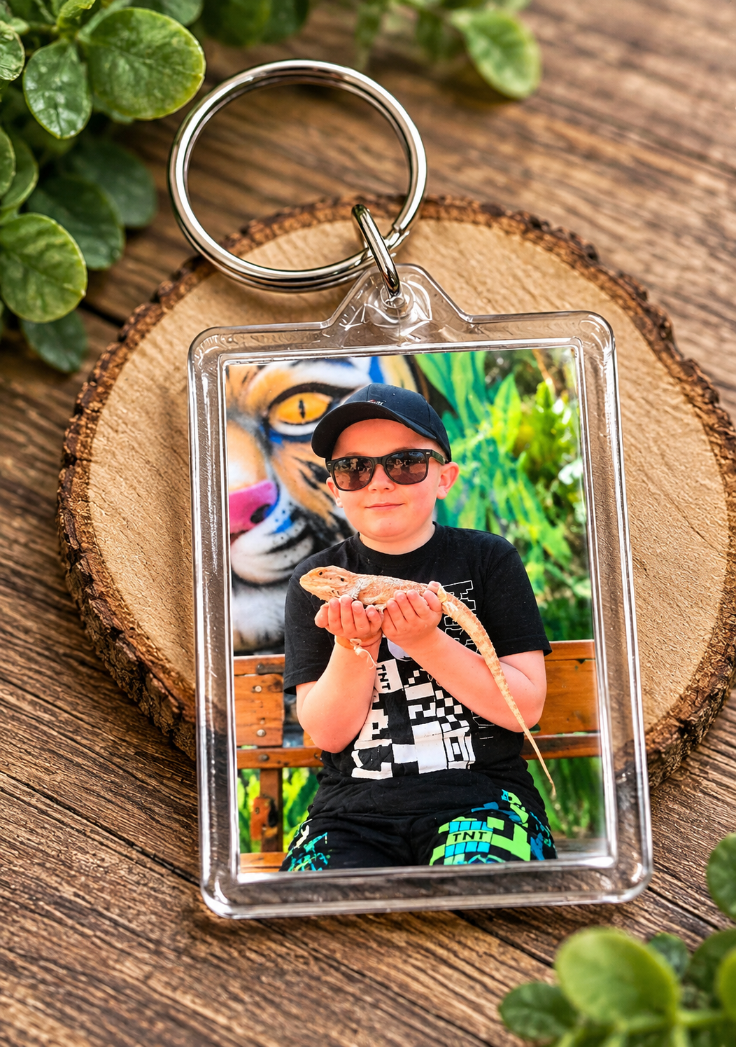 Photo Keyring - Plastic