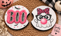 Cute Boo Ghost Car Coaster Set
